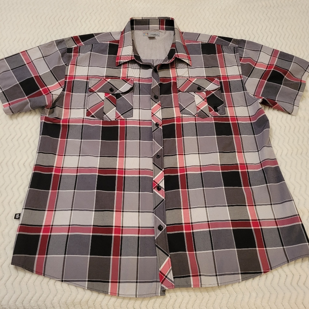 VTG Y2K Miskeen Originals button-up shirt mens size 4XL Streetwear.